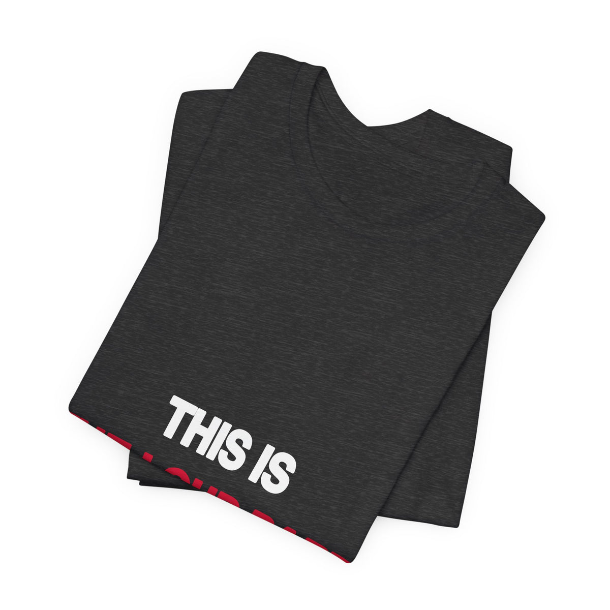 This Is the Loud Part printed in bold white type on a black unisex tee