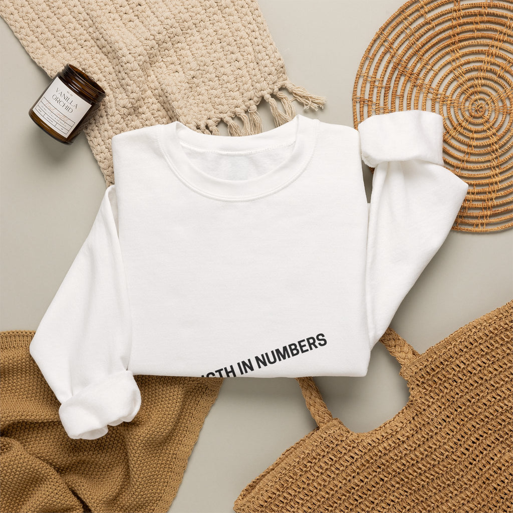 Crewneck Sweatshirt — “Organize or Comply: Strength in Numbers”