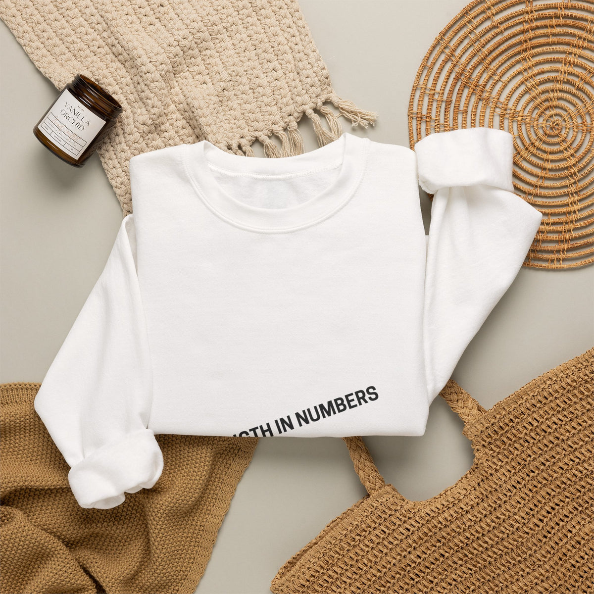 Crewneck Sweatshirt — “Organize or Comply: Strength in Numbers”
