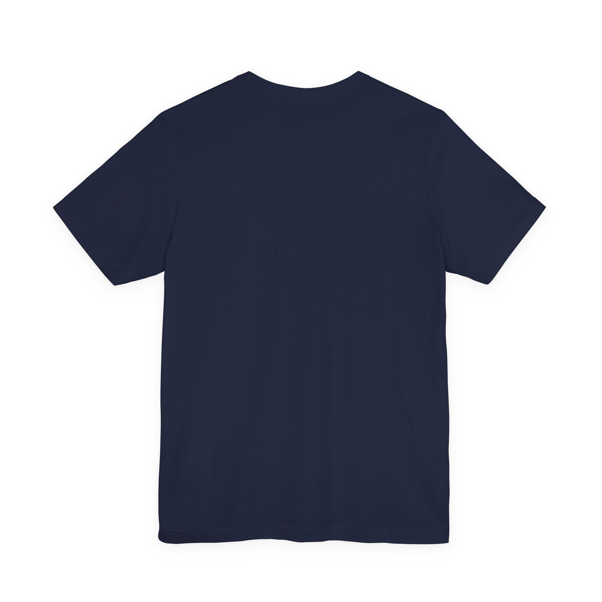 Detail of the Show Up. Every Time. print on a cotton t-shirt